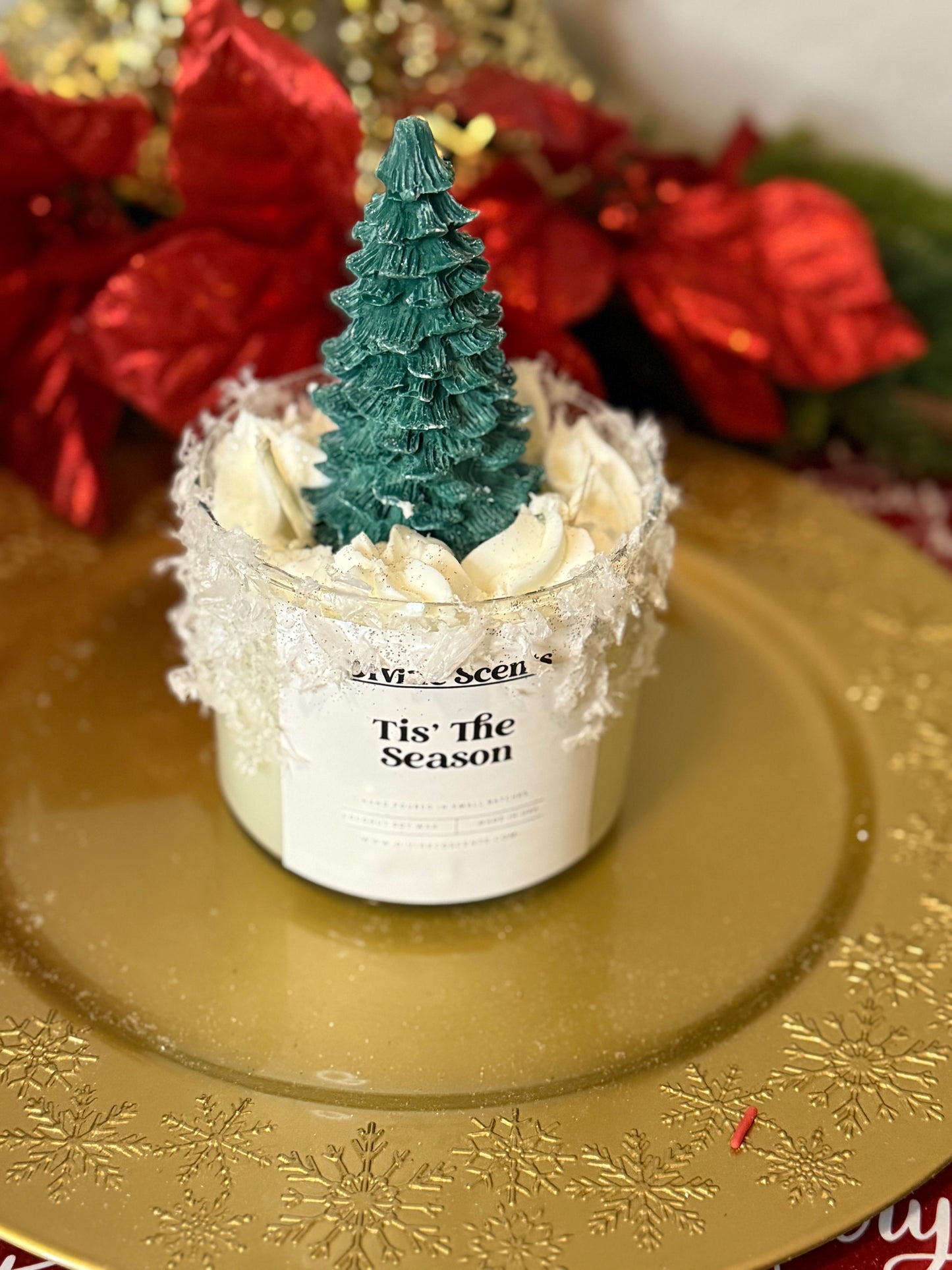 Tis’ The Season – Frosted Christmas Tree Candle